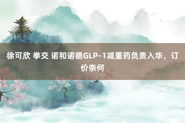 徐可欣 拳交 诺和诺德GLP-1减重药负责入华，订价奈何